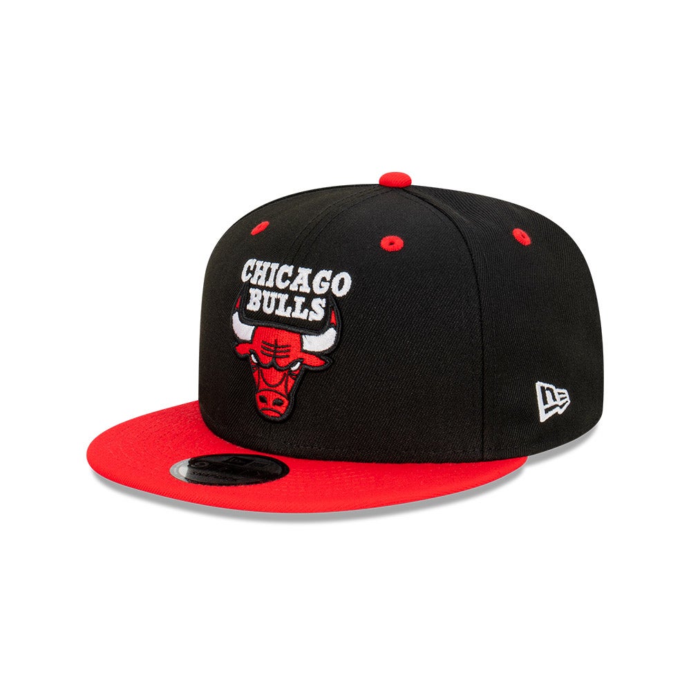 Chicago Bulls 2T XL-LOGO Black-Red Fitted Hat