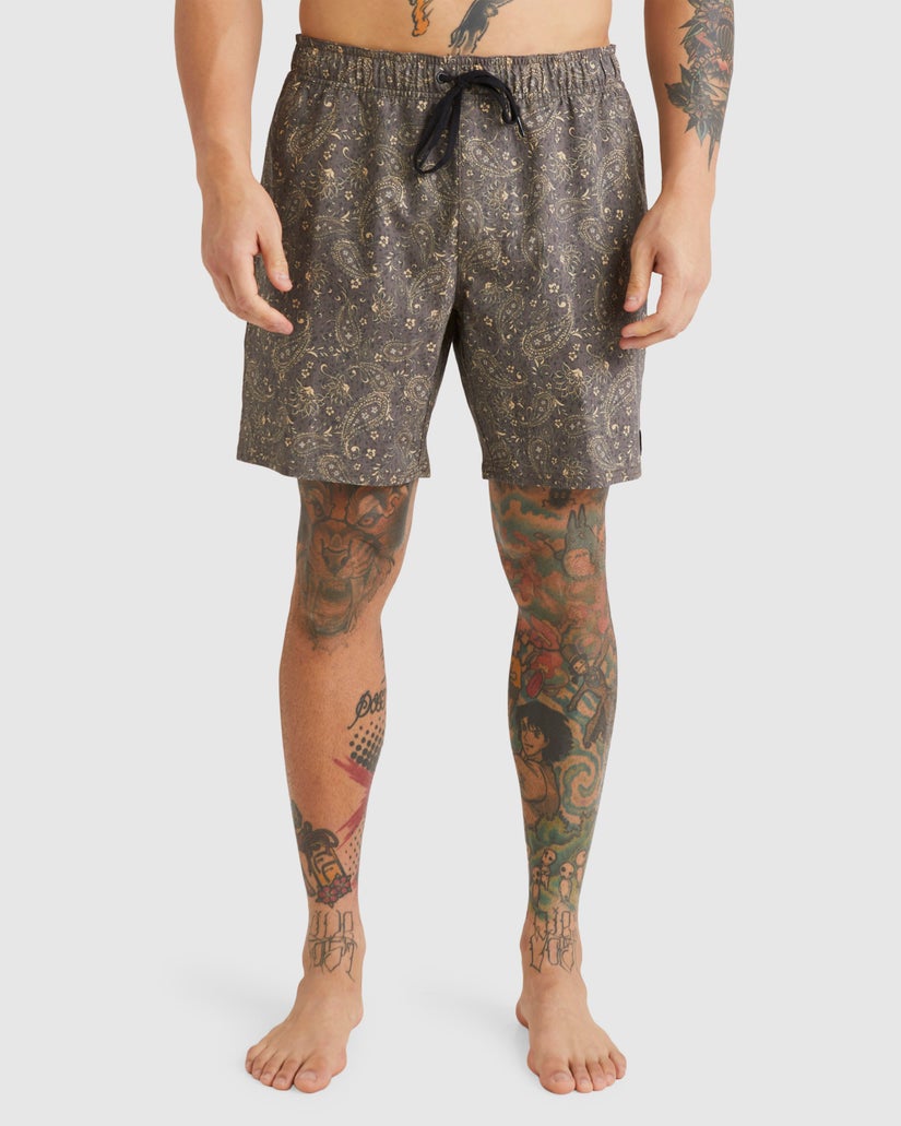 Atlas Elastic Short in Chocolate | Chances Surf NZ