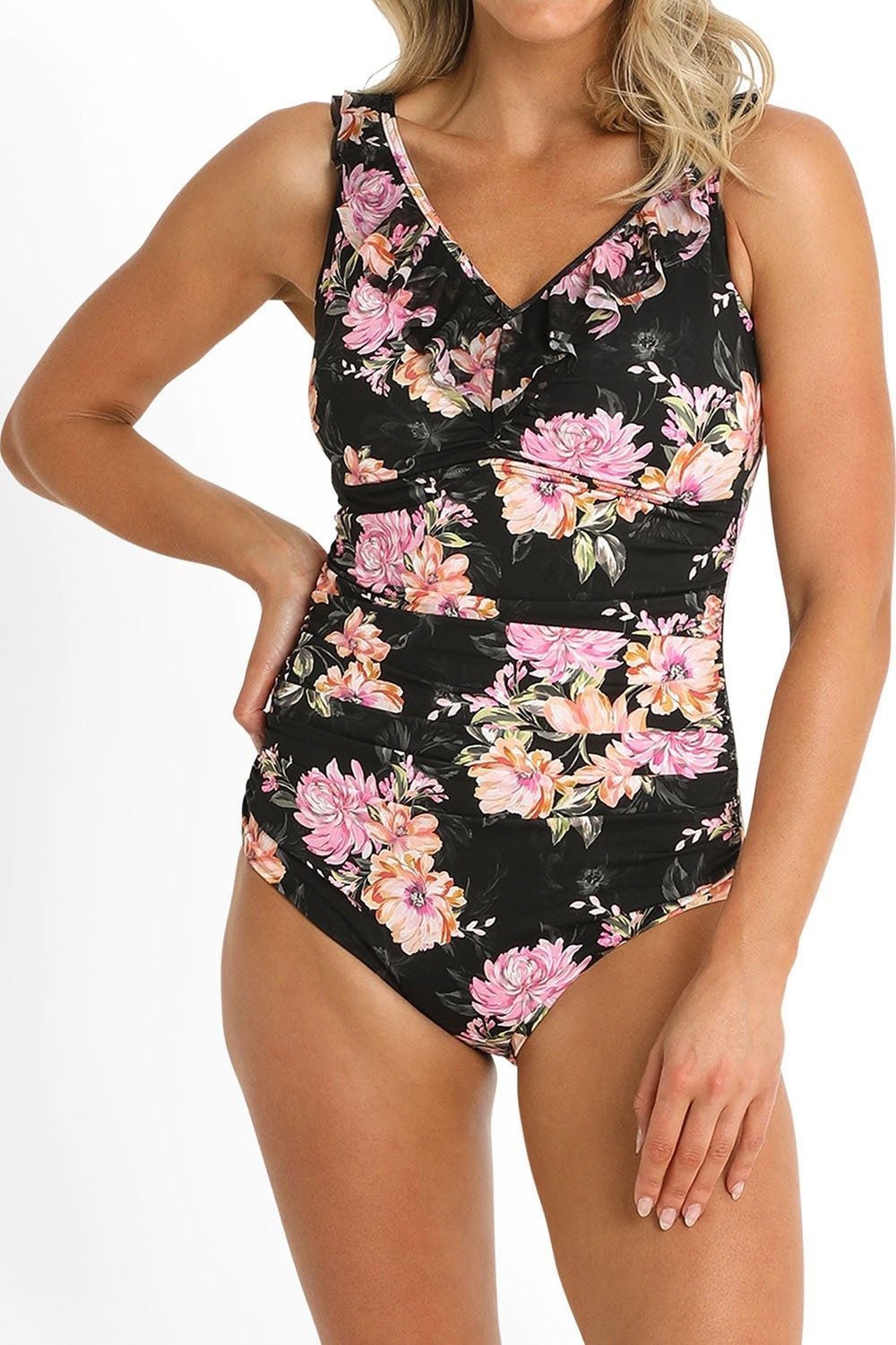 Bloom Dd/e Mesh Frill One Piece Swimwear | Chances Surf NZ