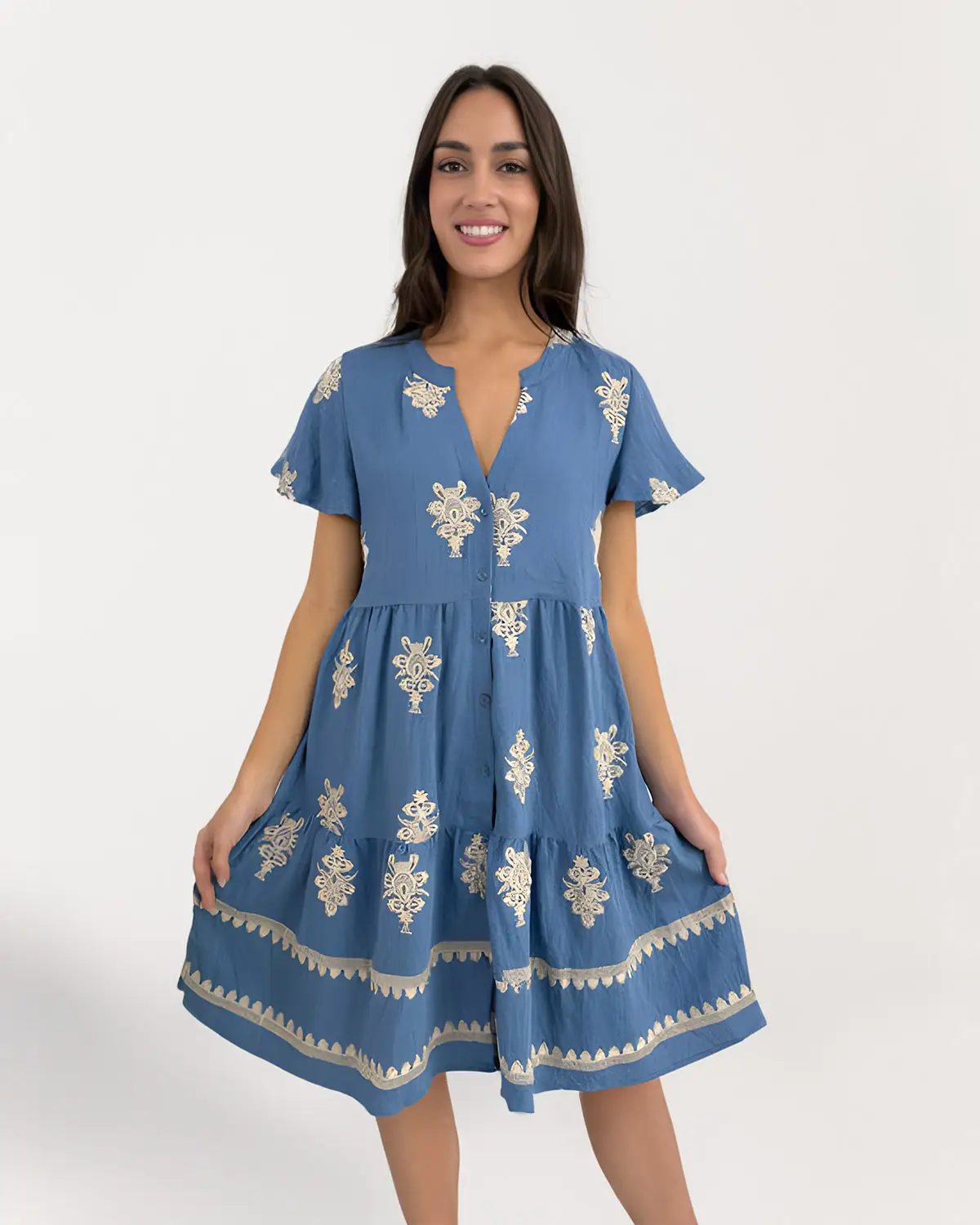 Boheme Dress in Blue | Chances Surf NZ Boheme Dress in Blue | Chances Surf NZ