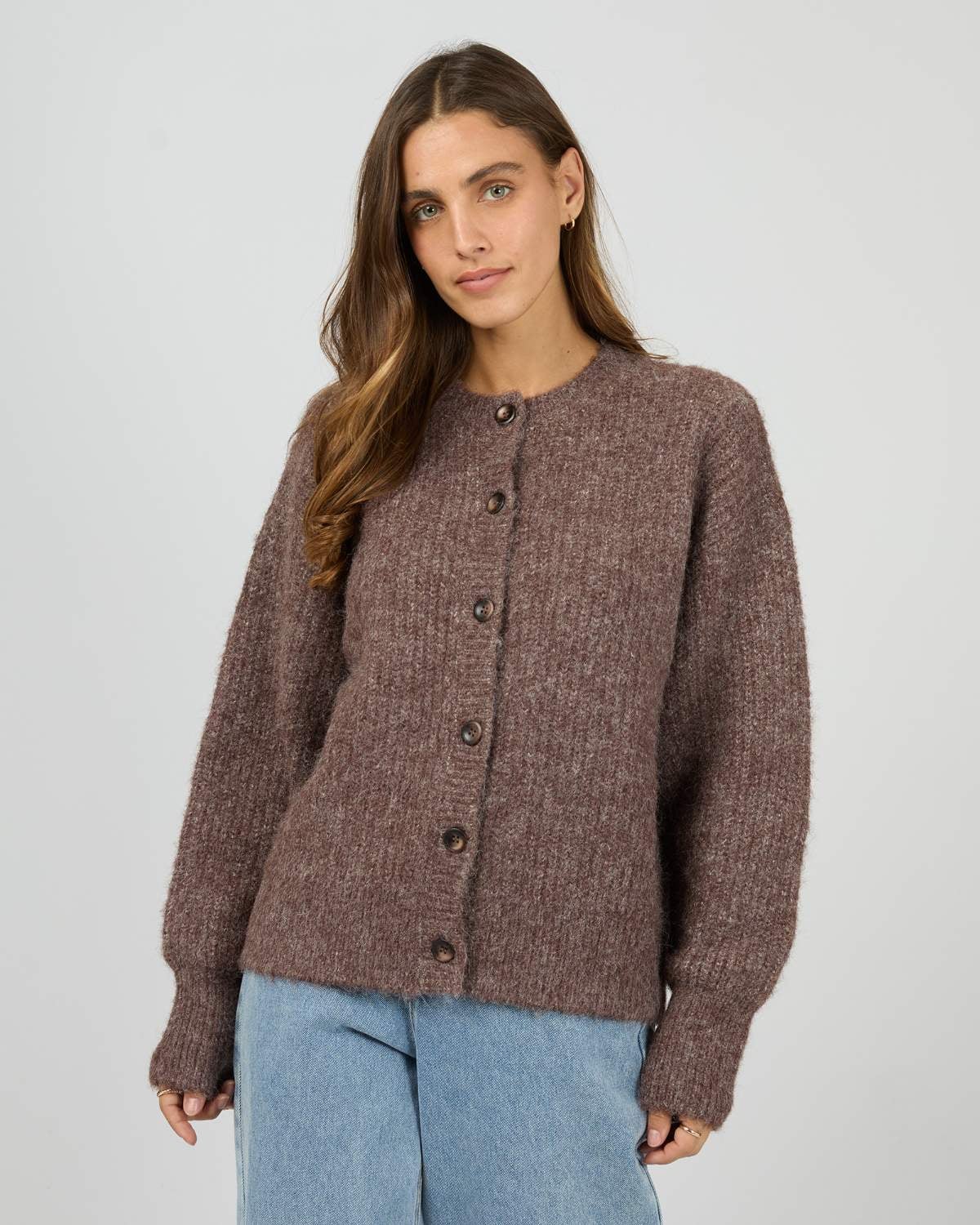 Bonni Knit Cardigan in Cherry | Chances Surf NZ