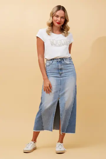 Denim skirt nz online