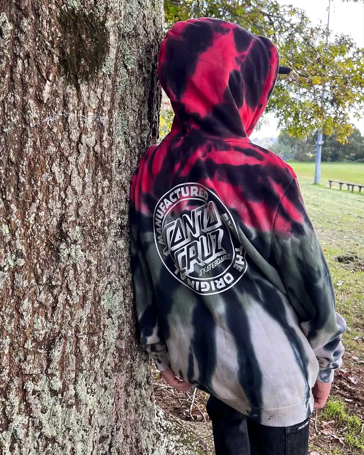 Santa cruz sweatshirt tie dye hotsell