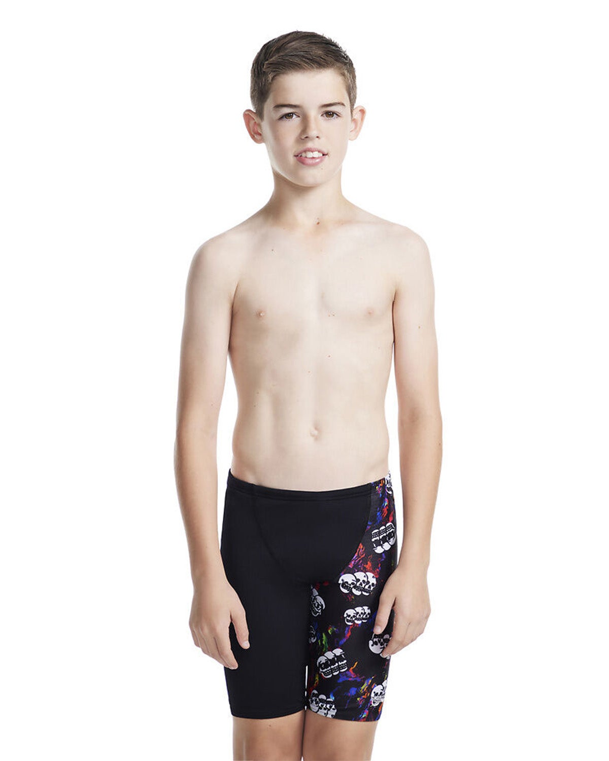 Boys Skull V-cut Jammer Swim Shorts | Chances Surf NZ