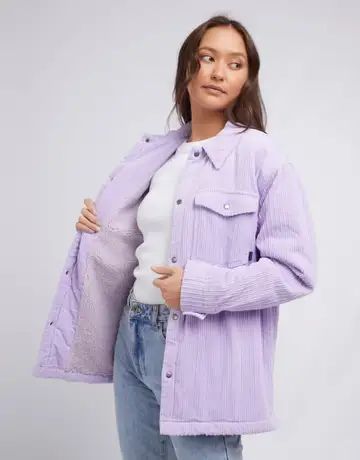 Lilac 2025 corduroy jacket