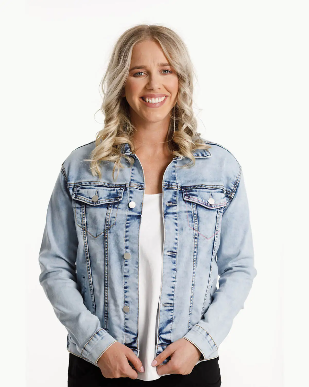 Classic denim 2025 jacket womens