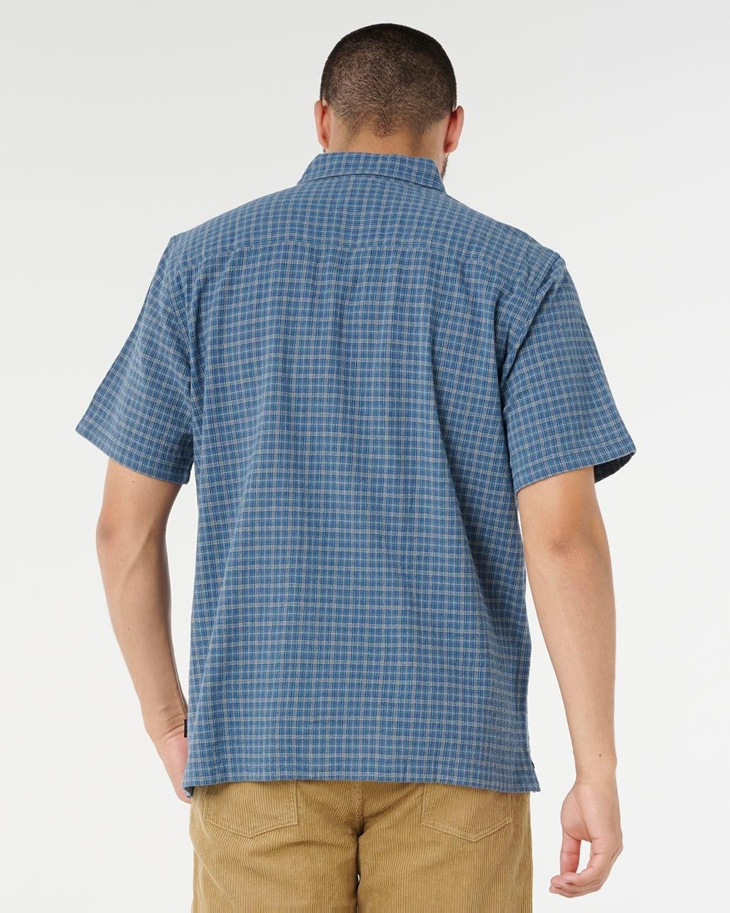 Classic Surf Check Shirt in Bluefin | Chances Surf NZ