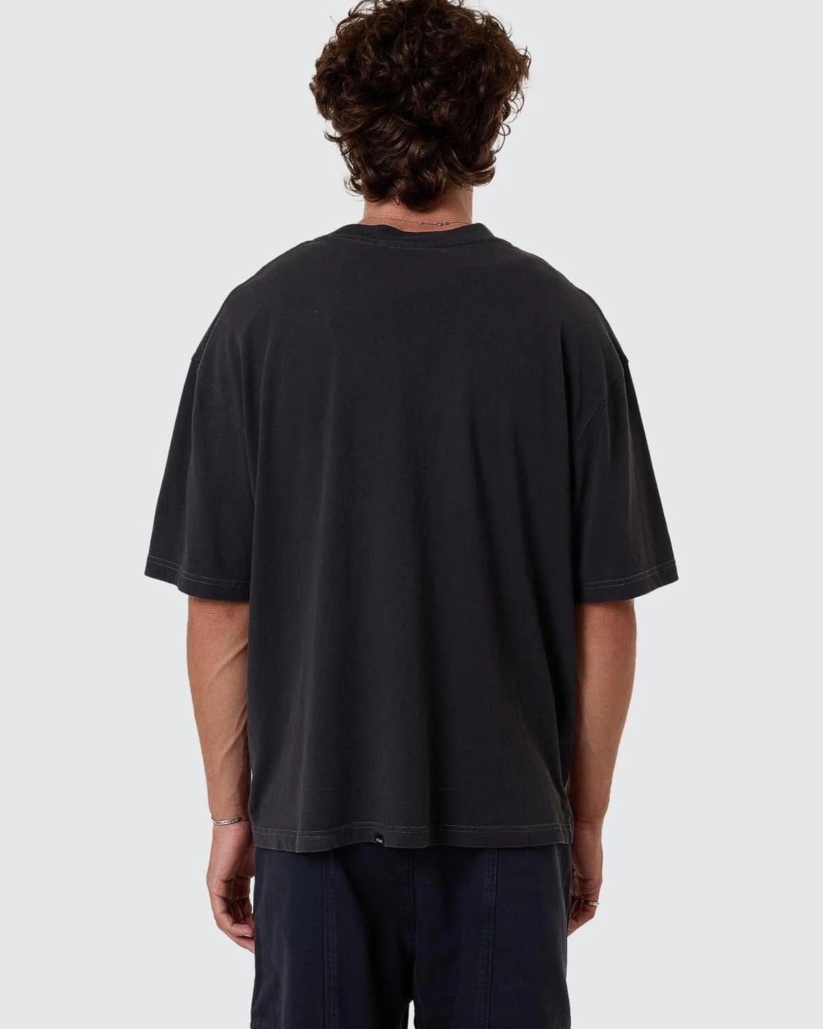 Constant Chaos Box Fit Oversize Tee in Blue Graphite | Chances Surf NZ