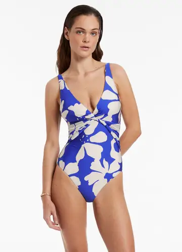 D dd Twist Front One Piece Swimsuit emporio Chances Surf NZ