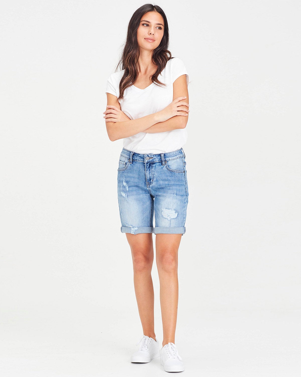 Della Denim Shorts | Chances Surf NZ