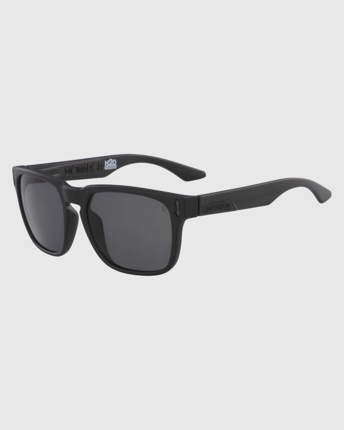 DRAGON DR VANTAGE LL H2O Polarized Sunglasses - Matte Black Frame With Smoke Lens - View #7