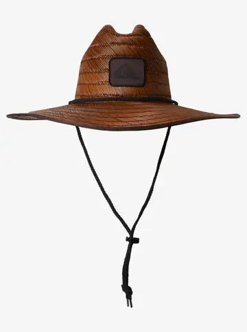 Quiksilver Dredged Straw Hat in Dark Brown