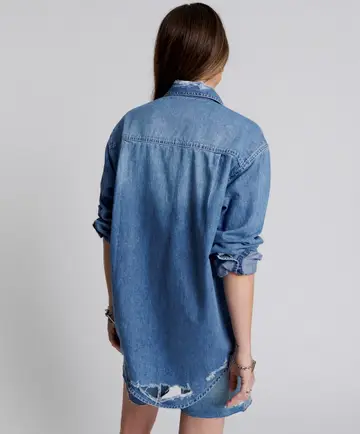 Denim top shirt nz