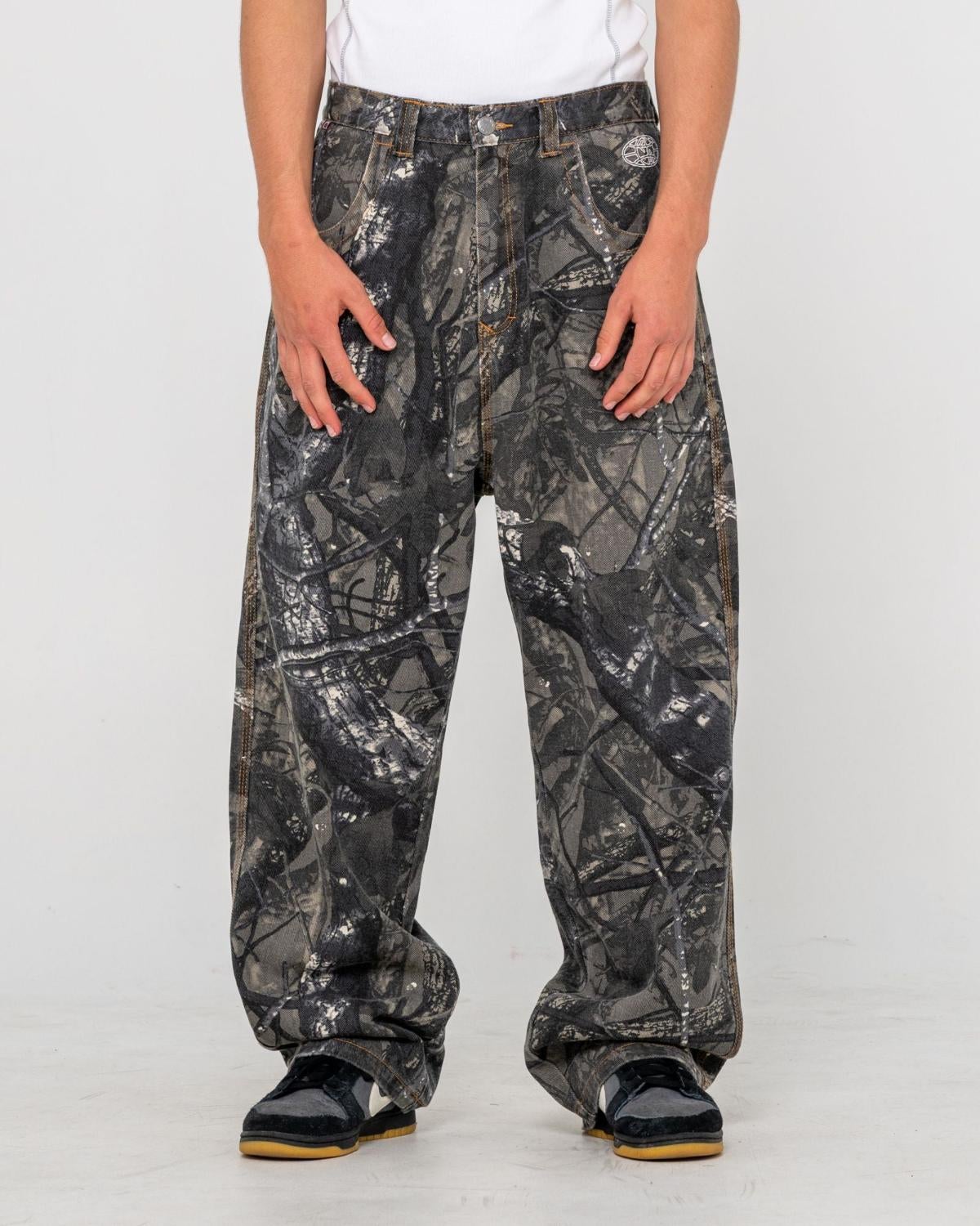 パンツ Rare 00s Archive Roen Tribal Camo Pants Flip Rambo Pant in Camo | Chances Surf NZ