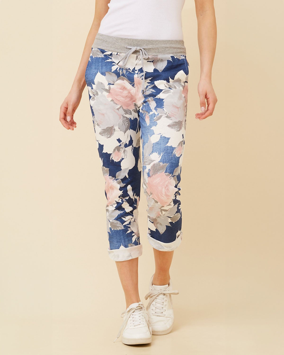 Floral Printed 7/8 Pants Chances Surf NZ