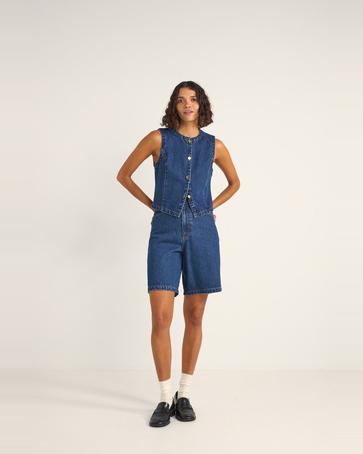 Gia Denim Vest | Chances Surf NZ