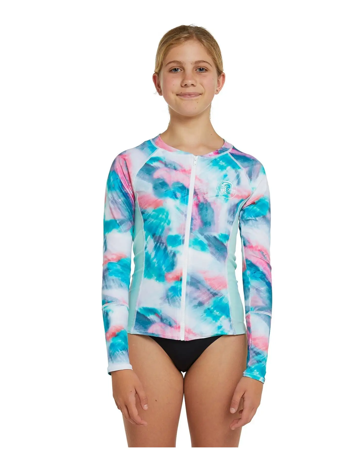 Long sleeve 2025 rash guard girls