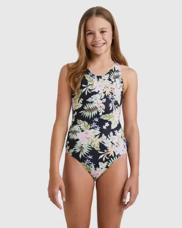 Girls Beachcomber One Piece Swimsuit Chances Surf NZ