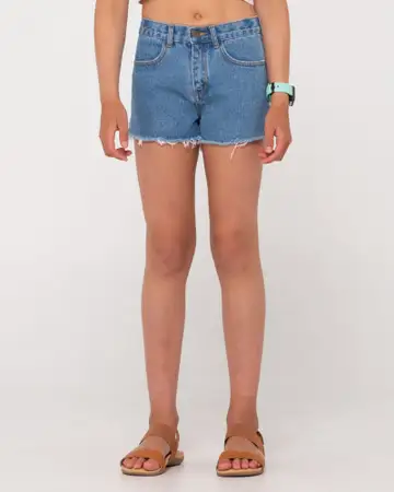 Girls denim shorts nz clearance