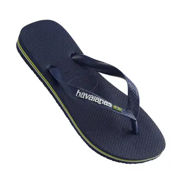 Havaianas brasil logo navy blue sales