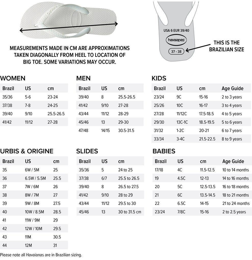 Havaianas Kids Top Jandal Black Chances Surf NZ