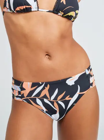Hibiscus Wave Hipster Bikini Bottom