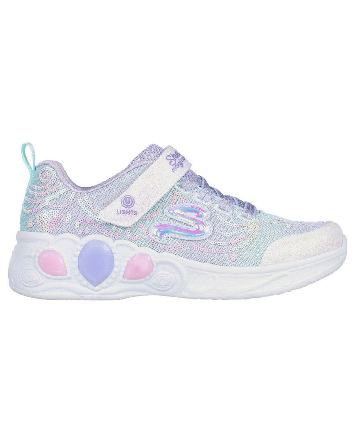Skechers Kids Princess Wishes Shoe in Lavender