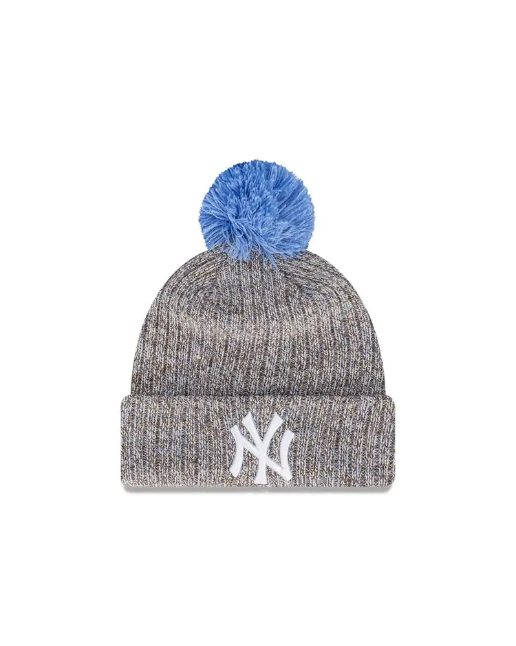 New york yankees beanie top with pom