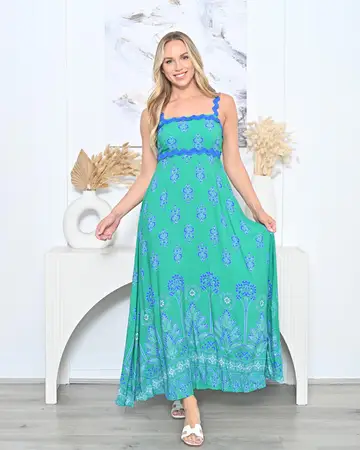 Loraine Dress in Green | Chances Surf NZ Loraine Dress in Green | Chances Surf NZ