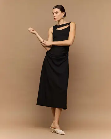 black midi dress nz The Savannah Dress