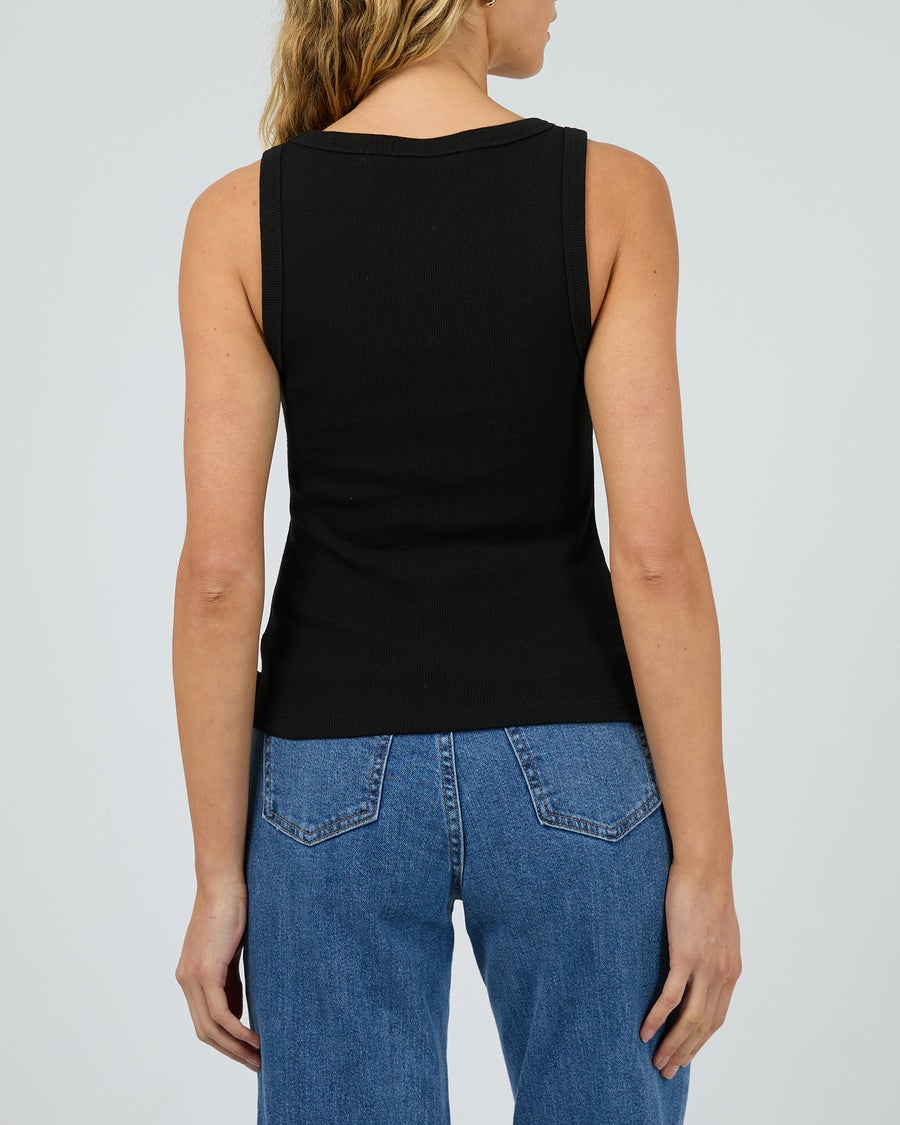 Mia Tank Top in Black | Chances Surf NZ