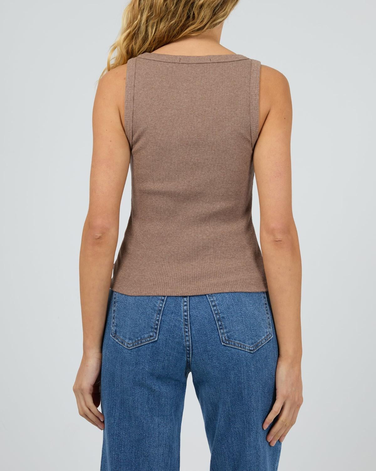 Mia Tank Top in Brown | Chances Surf NZ