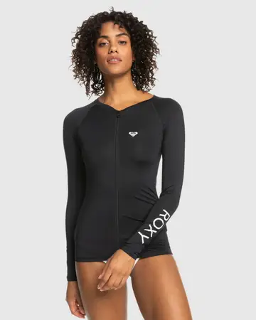 【ROXY】 Roxy Women's Sleeveless Rash Guard WT869 / 追跡付 New Essentials Ls Zipped Lycra Rash Vest | Chances Surf NZ
