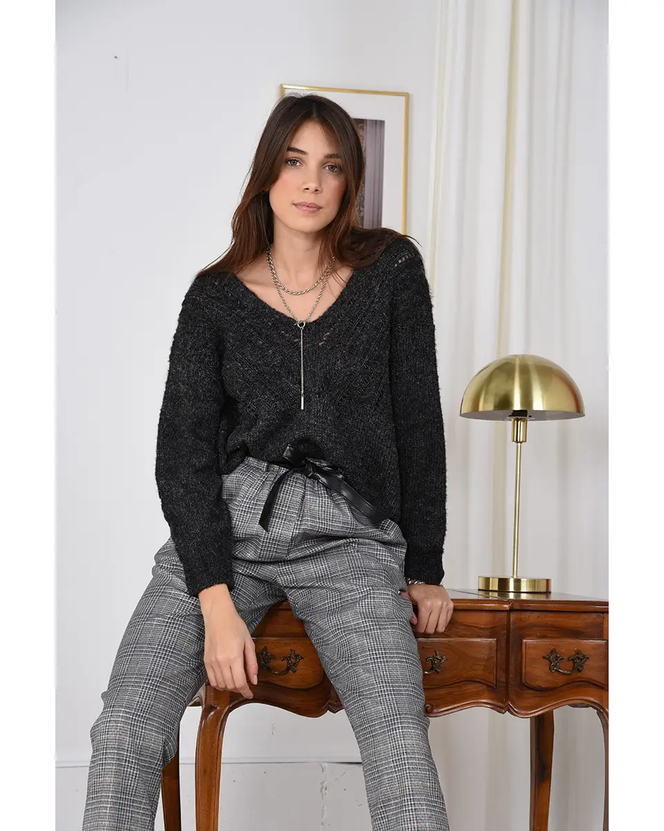 Grey sales work jumper