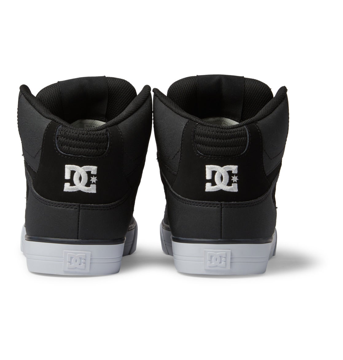 black high top dc shoes