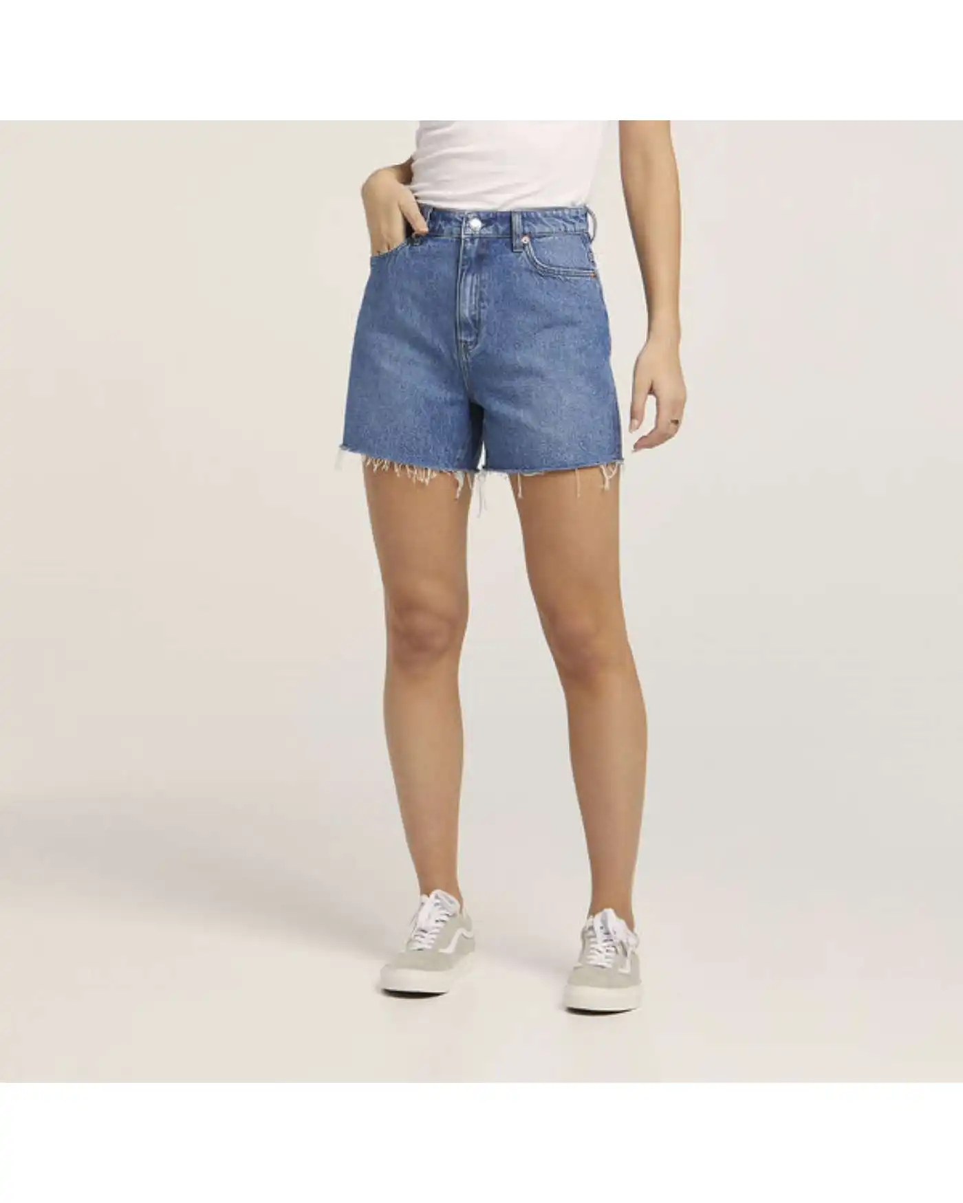 Blue illusion shorts on sale