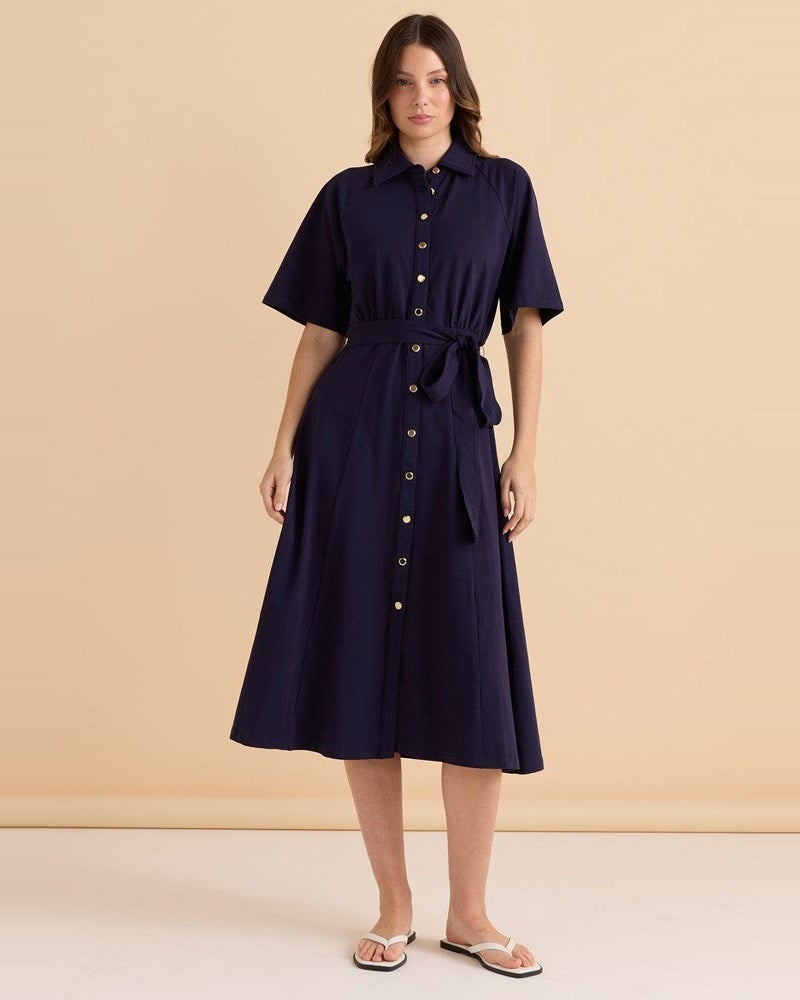 jersey dress nz Pintucked shirt dress | Dresses