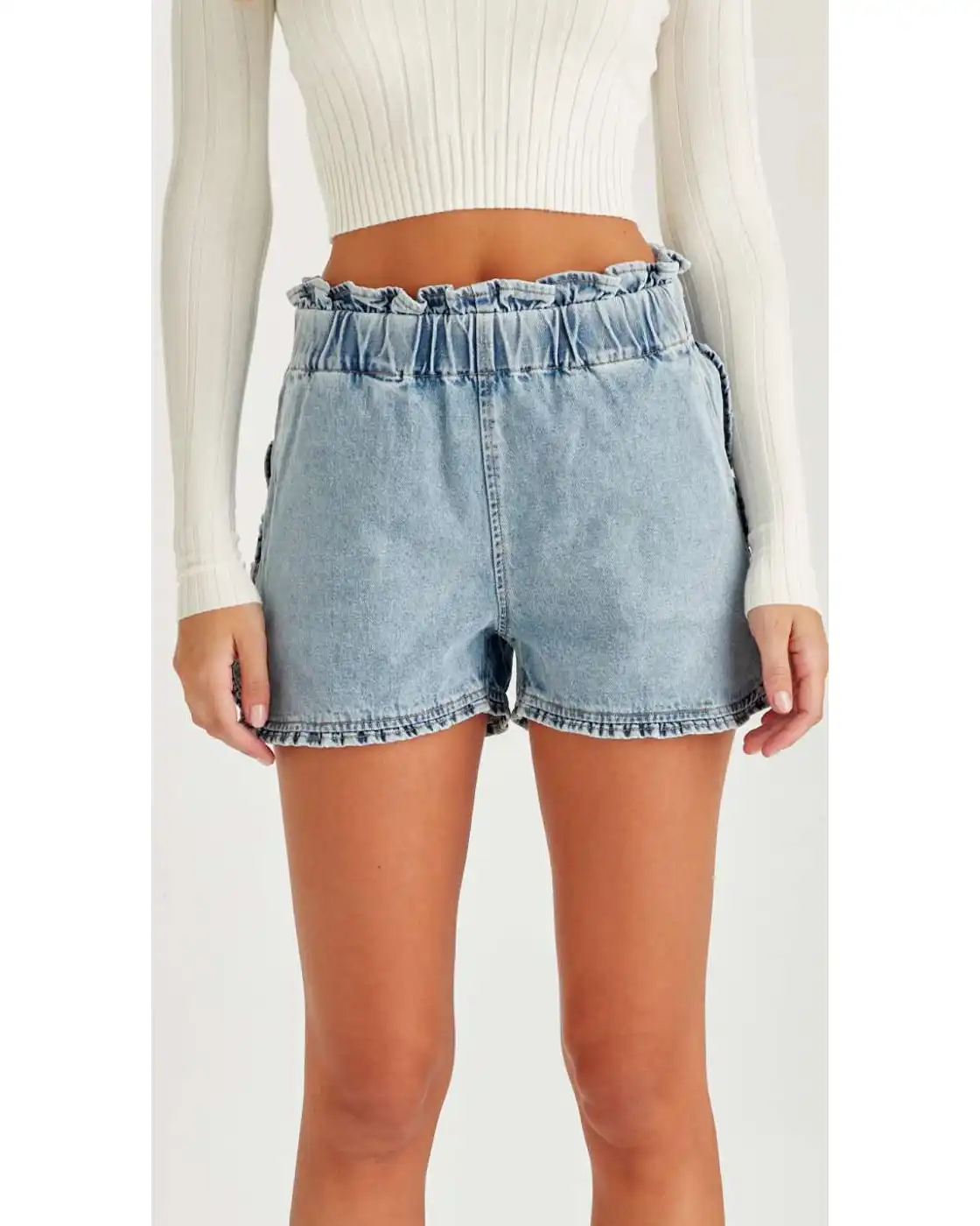 Roxy Denim Shorts Blue Chances Surf NZ