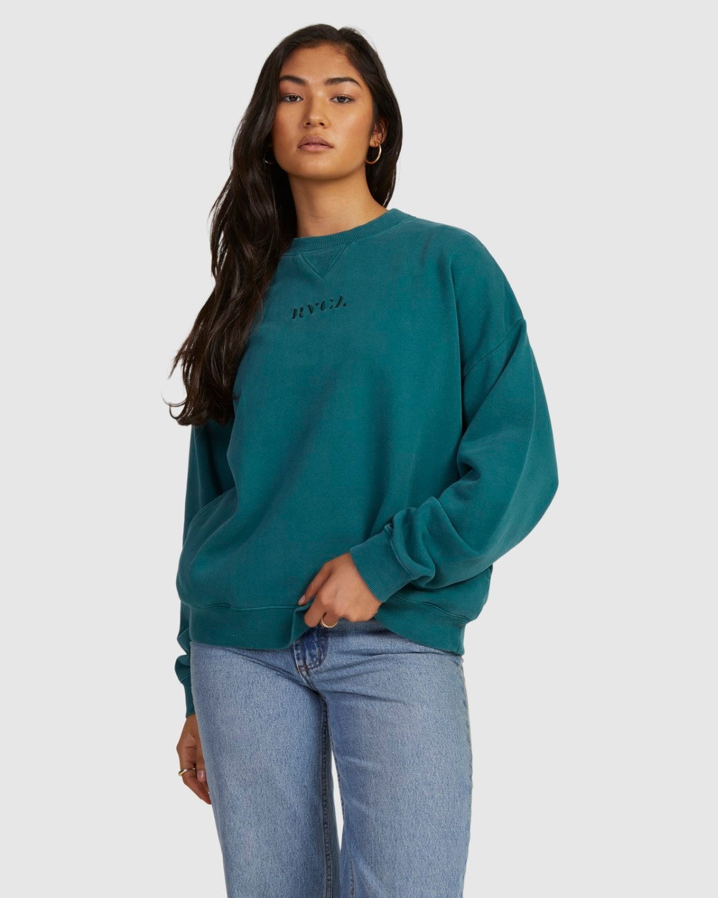 Rvca Pocket Crew Jumper | Chances Surf NZ