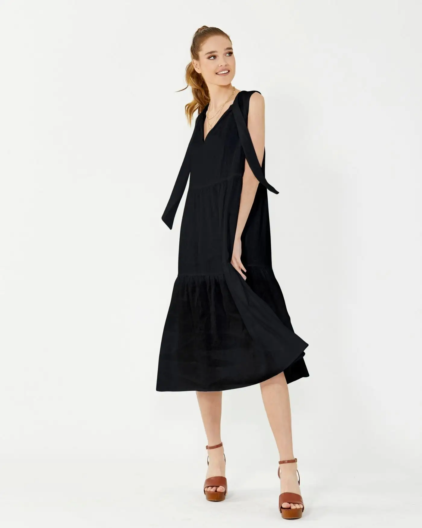 Savannah soft top midi dress