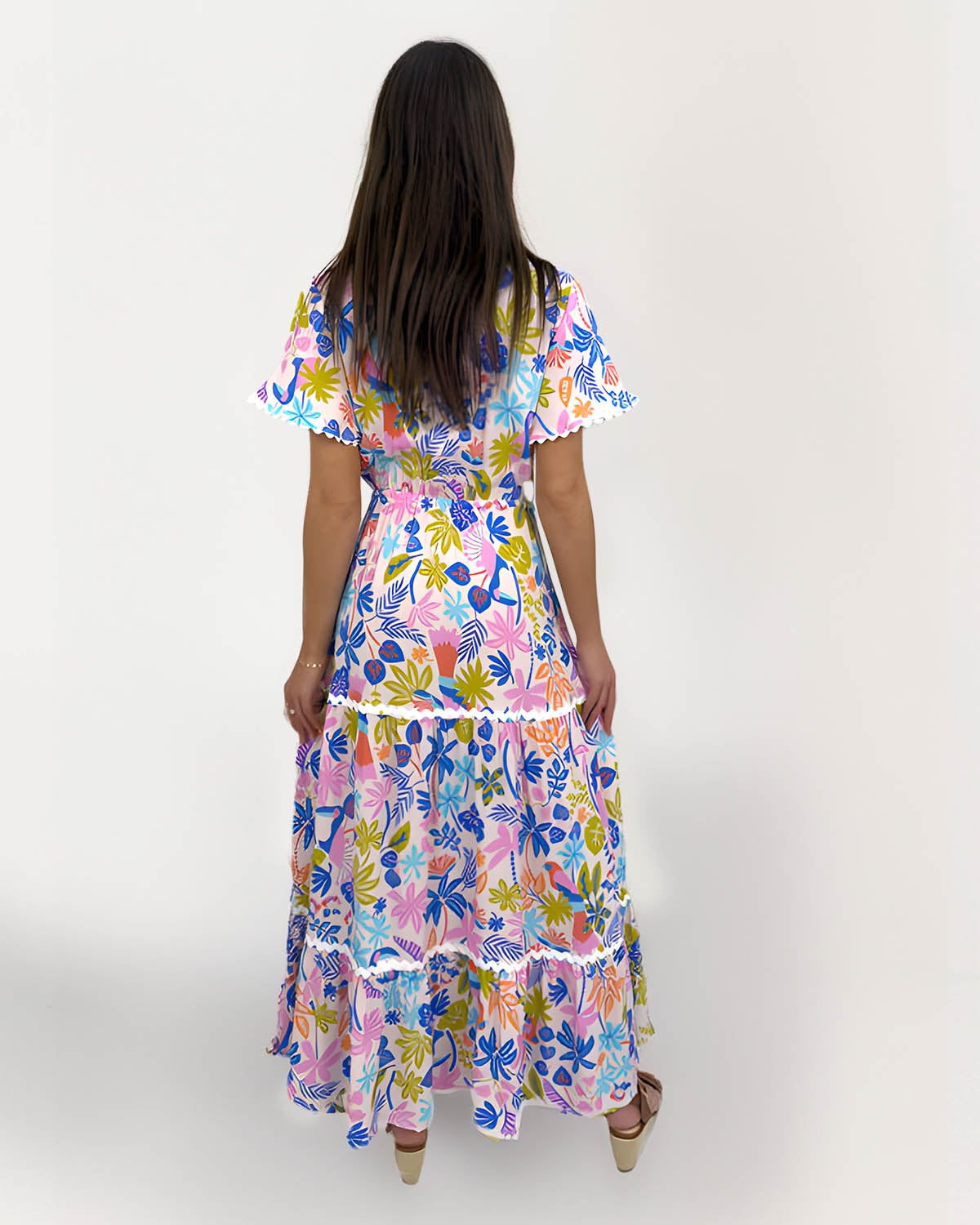 Summer Mosaic Maxi Dress in Multi | Chances Surf NZ