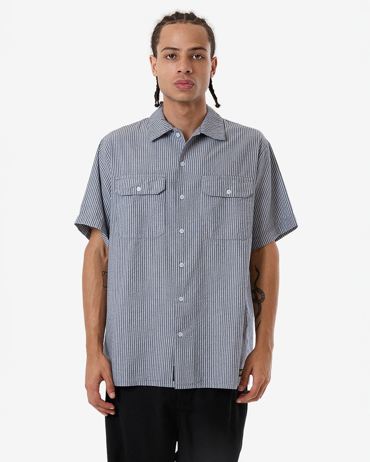 トップス time is on DOUBLE STRIPE REGULAR SHIRT REGULAR FIT STRIPED SHIRT - striped | ZARA Canada