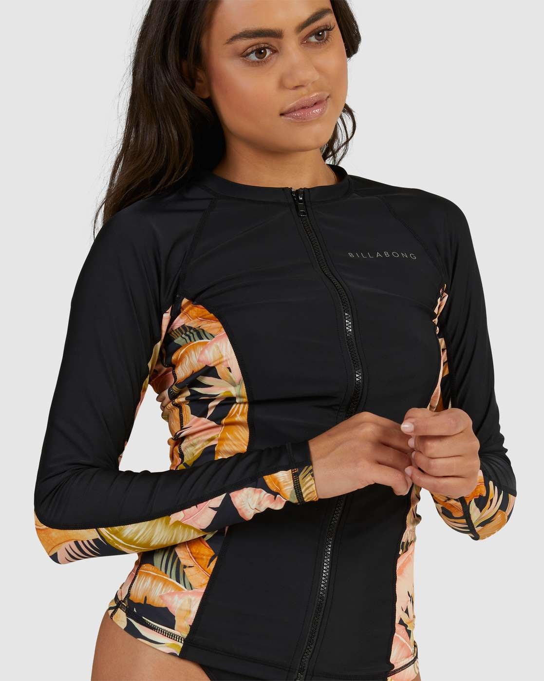 NEW  TAG BILLABONG WOMENS SIZE 8 CASSIE WET SHIRT RASHIE RASH VEST LONG  SLEEVE  eBay