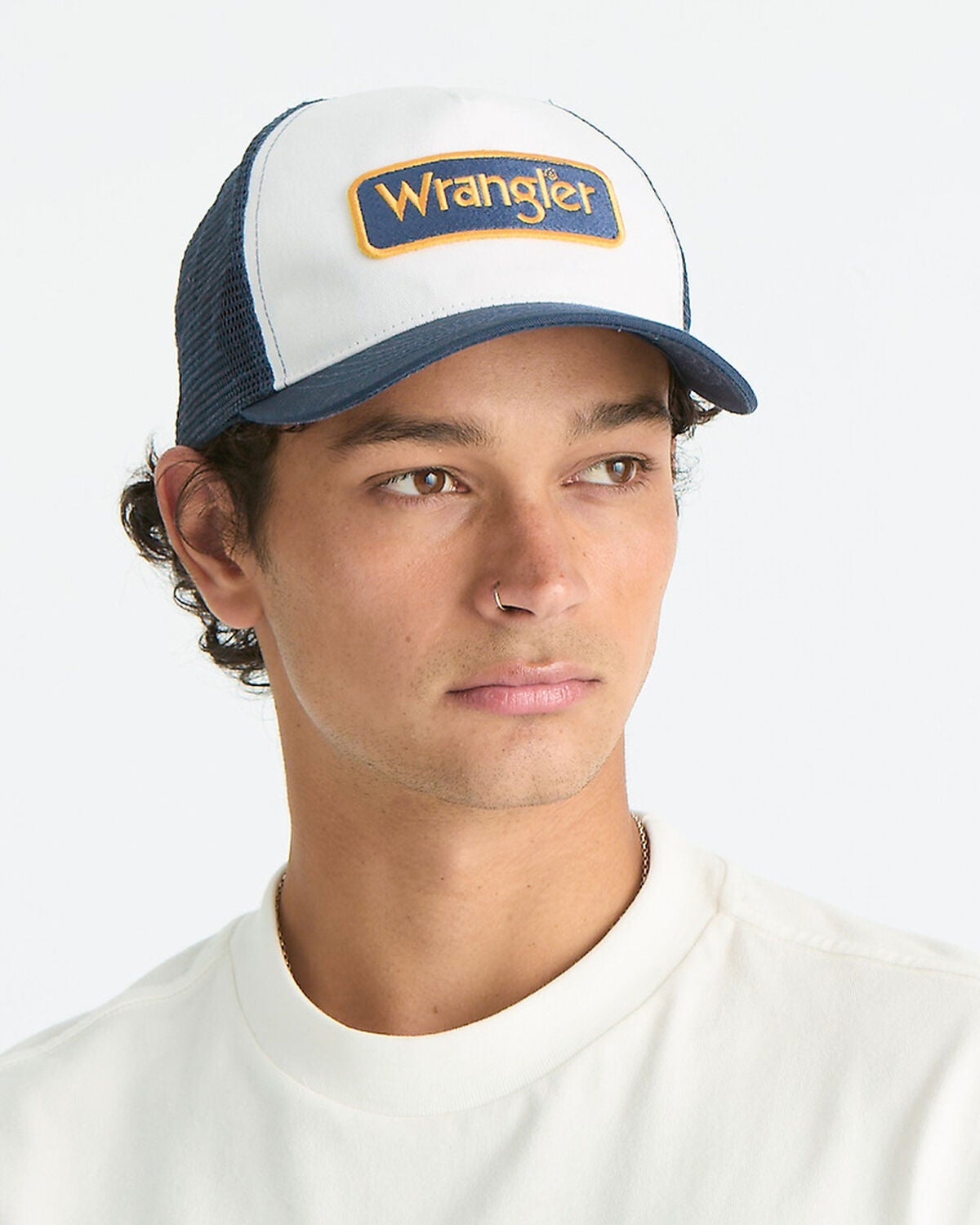 Wrangler Trucker Cap in Vintage Navy | Chances Surf NZ