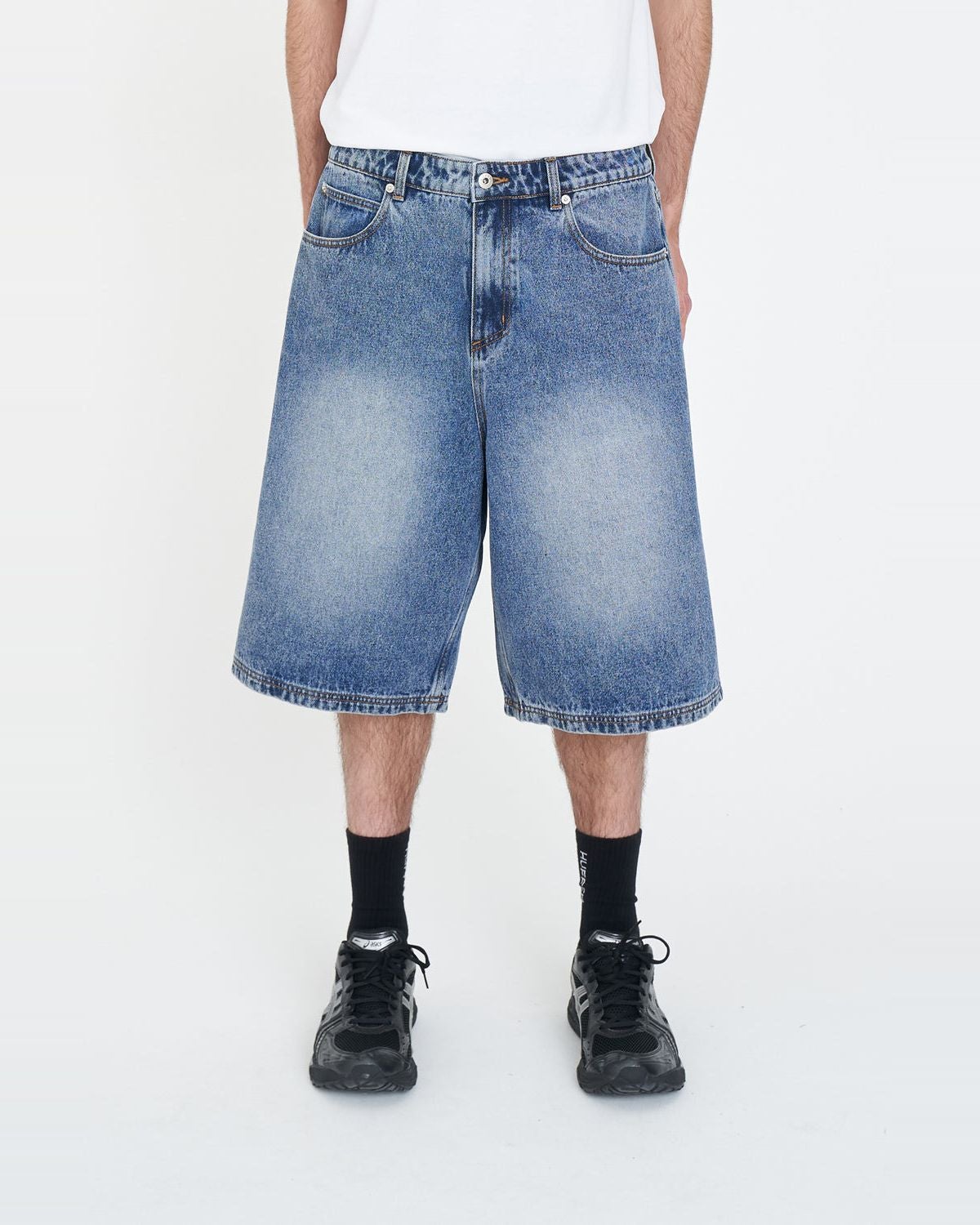 パンツ Baggy Denim Short X-tra Baggy Denim Short in Stable Wash | Chances Surf NZ