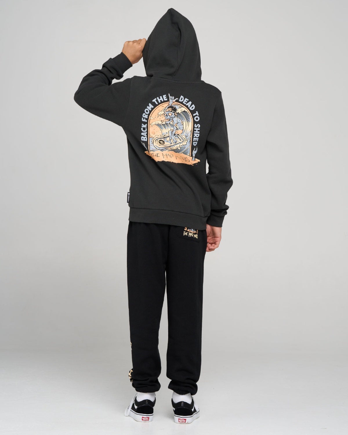 Youth Dead Shred Hoodie in Vintage Black | Chances Surf NZ